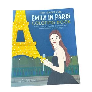 The Unofficial Emily In Paris Coloring Book | New | Characters & Fashion